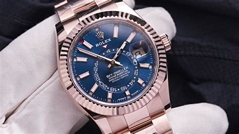 rolex sky dweller price blue|rolex sky dweller cost.